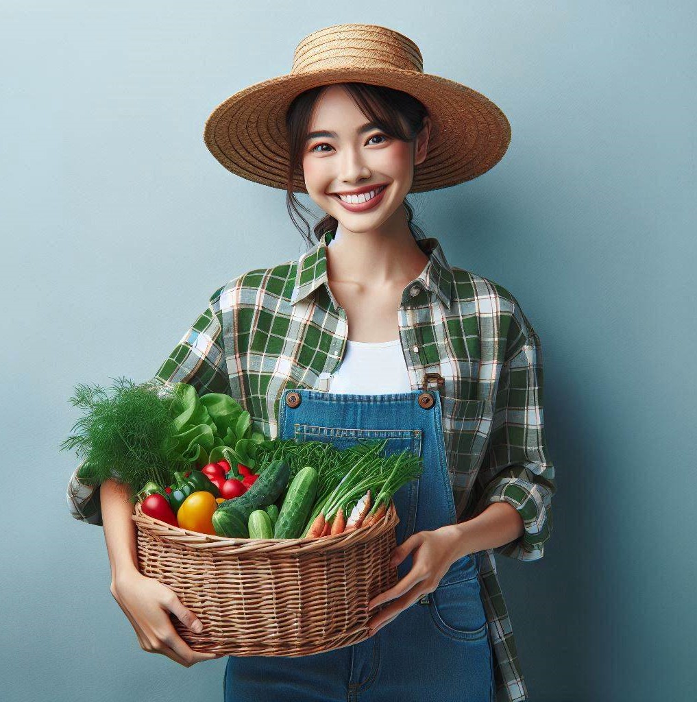 A photo of a farmer